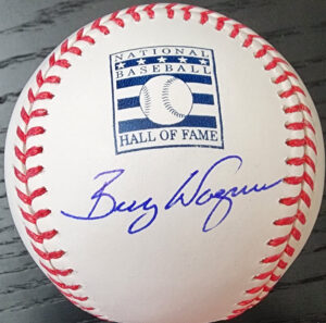 Billy Wagner Autographed Official HOF Baseball LOGO v1