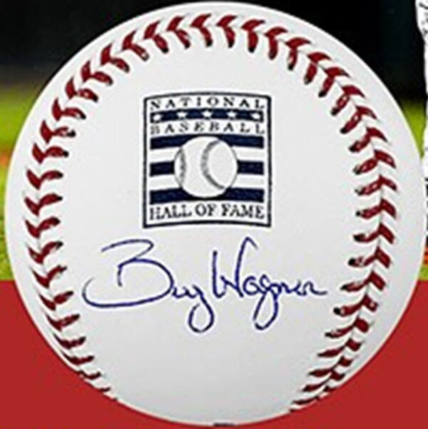 Billy Wagner Autographed Official HOF Baseball LOGO v1