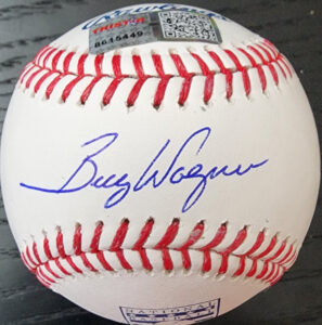 Billy Wagner Autographed Official HOF Baseball SWEET v1