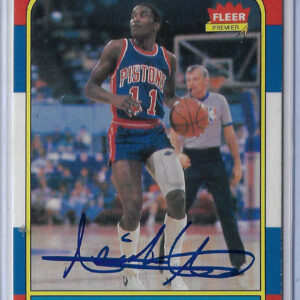 Isiah Thomas Autographed 1986 Fleer Rookie Card