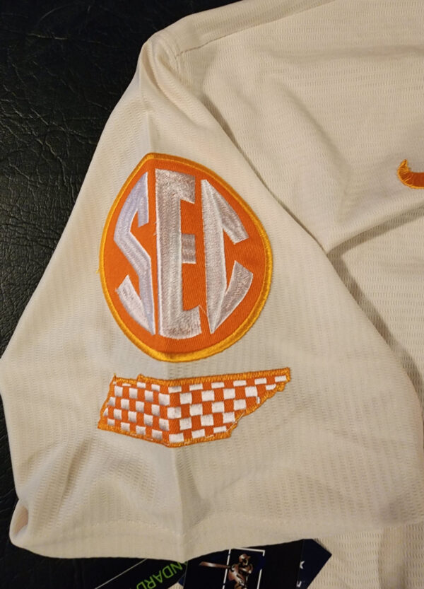 Christian Moore Autographed Cream Tennessee Volunteers 2024 MCWS Jersey v6