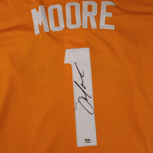 Christian Moore Autographed Orange Tennessee Volunteers 2024 MCWS Jersey v2