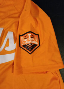 Christian Moore Autographed Orange Tennessee Volunteers 2024 MCWS Jersey v5