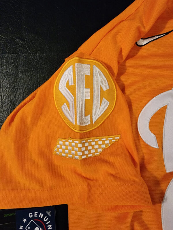 Christian Moore Autographed Orange Tennessee Volunteers 2024 MCWS Jersey v6