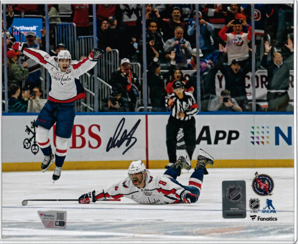 Alexander Ovechkin Washington Capitals Autographed Fanatics Authentic 8 x 10 895th Goal Celebration Photograph