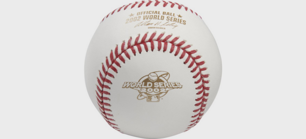 John Lackey Autographed 2002 World Series Anaheim Angels Baseball