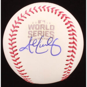 John Lackey Autographed 2016 World Series Chicago Cubs Baseball