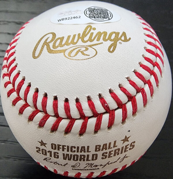 John Lackey Autographed 2016 World Series Chicago Cubs Baseball Inscribed Came 4 Jewelry v2