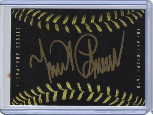 Miguel Cabrera Autographed The Autograph Black Baseball Card