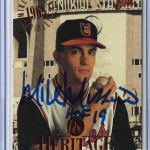 Mike Mussina Autographed 1994 Studio Heritage Collection 8 Card