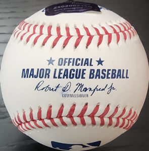 Jacob Misiorowski Autographed OMLB Baseball Inscribed MLB Debut 61225 v3