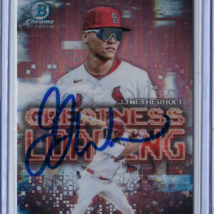 JJ Wetherholt Autographed 2025 Bowman Greatness Loading GL17 Rookie Card