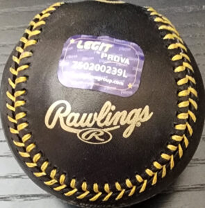 JJ Wetherholt Autographed Black OMLB Baseball v3