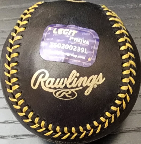 JJ Wetherholt Autographed Black OMLB Baseball v3
