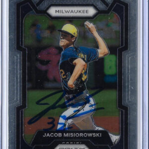 Jacob Misiorowski Autographed 2023 Panini Prizm #108 Rookie Card RC