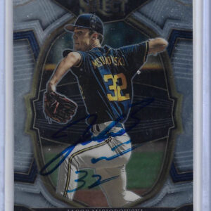Jacob Misiorowski Autographed 2023 Panini Select #28 Rookie Card RC