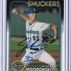 Jacob Misiorowski Autographed 2024 Topps Pro Debut RC Rookie Card