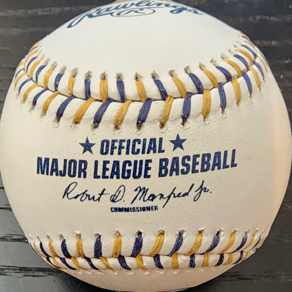 Jacob Misiorowski Autographed OMLB Milwaukee Brewers Logo Baseball v2