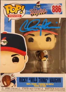 Charlie Sheen Autographed Signed Funco Pop Major League Movie