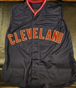 Charlie Sheen Autographed Signed Major League Movie Blue Sleeveless Custom Jersey v4