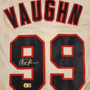 Charlie Sheen Autographed Signed Major League Movie White Home Custom Jersey v2