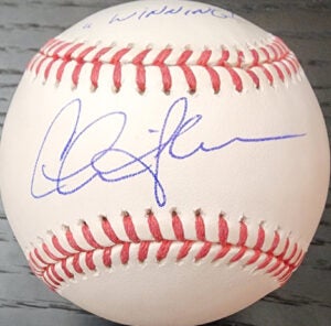 Charlie Sheen Autographed Signed Rawlings OMLB Baseball Inscribed WINNING v1