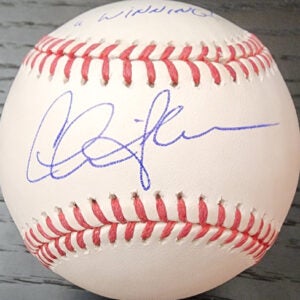Charlie Sheen Autographed Signed Rawlings OMLB Baseball Inscribed WINNING v1