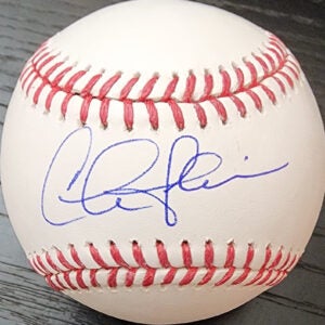 Charlie Sheen Autographed Signed Rawlings OMLB Baseball v1