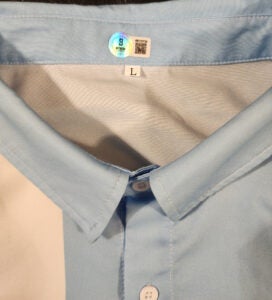 Charlie Sheen Autographed Signed Two and A Half Men Blue Bowling Shirt v2