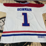 Scotty Bowman Autographed Canadiens Jersey BACK