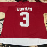 Scotty Bowman Autographed Red Wings Jersey BACK