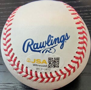 Bill Mazeroski Autographed HOF Baseball v2