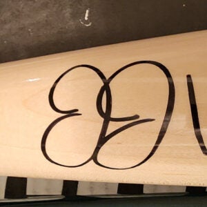 JJ Wetherholt Autographed Game Model Bat v3