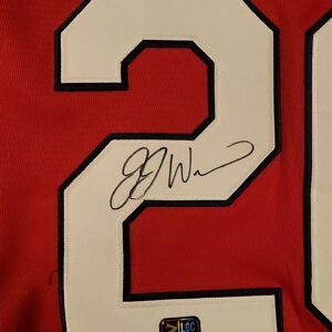 JJ Wetherholt Autographed Red St Louis Cardinals Jersey v1