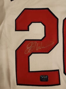 JJ Wetherholt Autographed White St Louis Cardinals Jersey v1