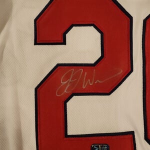 JJ Wetherholt Autographed White St Louis Cardinals Jersey v1