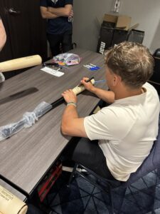 JJ Wetherholt Private Signing 03012026 Game Model Bats (1)